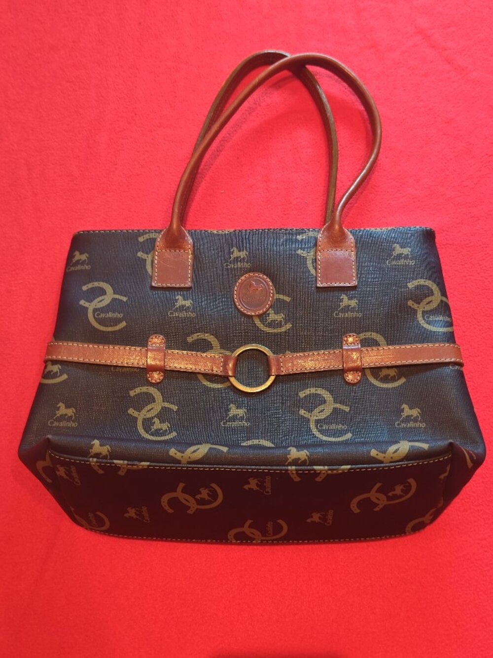 Cavalinho Signature Collection Tote Bag — Equestrian Print, Made in Portugal